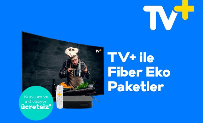 Turkcell TV+ ile Fiber Eko Paketler Kampanyası